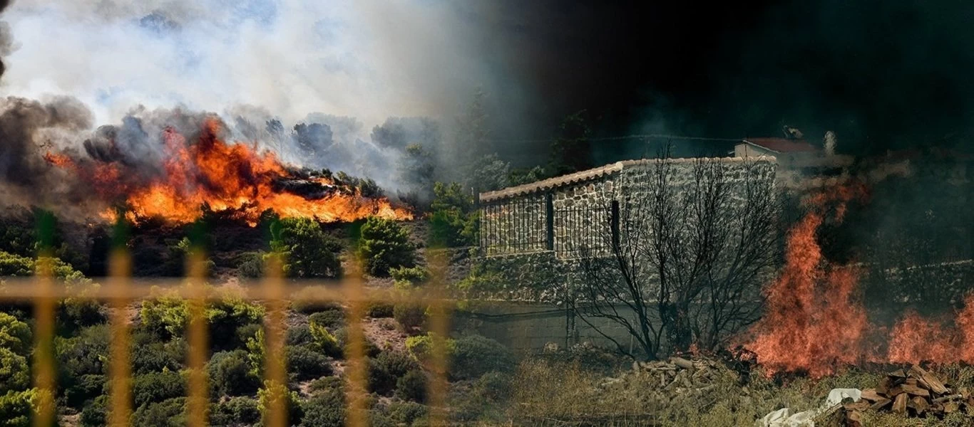 Aστυνομικός ρίχνεται σε φλεγόμενο σπίτι για να σώσει εμπρηστή (βίντεο)